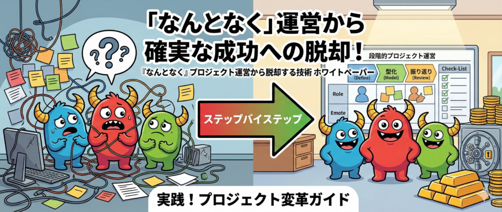 「なんとなく」のプロジェクト運営から脱却するために。